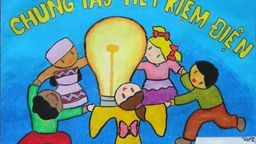 Trường Tiểu  học Hoàng Diệu phát động cuộc thi vẽ tranh tuyên truyền tiết kiệm điện “Coloring the future save electricity” năm 2021