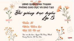 Bài giảng KHOA HỌC LỚP 5 - TUẦN 16 - BÀI 32: TƠ SỢI
