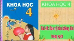Bài giảng môn Khoa học 4 Bài 40 Bảo vệ bầu không khí trong lành