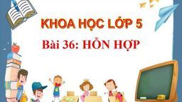 Bài giảng môn KHoa học lớp 5 tuần 18 - Bài 36: Hỗn hợp