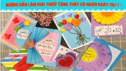 5 Cách làm thiệp 20/11 tặng thầy cô