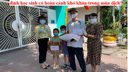 Trường Tiểu học Hoàng Diệu trao gửi yêu thương tới  gia đình học sinh có hoàn cảnh khó khăn trong mùa dịch!