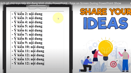 Hướng dẫn cách gõ chữ trực tiếp lên màn hình khi đang ở chế độ trình chiếu PowerPoint