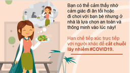 Hạn chế tiếp xúc để bảo vệ bản thân và gia đình