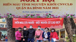 Trường Tiểu học Hoàng Diệu tích cực tham gia Ngày hội Hiến máu tình nguyện khối CBVCNLĐ trường học năm 2021