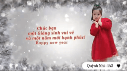 Một món quà Giáng sinh dễ thương của các bạn nhỏ Liên đội trường TH Hoàng Diệu dành tặng tới tất cả mọi người