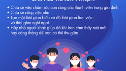 Chăm sóc con ở nhà và cộng đồng mùa covid
