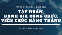 Tập huấn về đánh giá công chức, viên chức hàng tháng