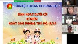 Liên đội trường Tiểu học Hoàng Diệu với các hoạt động chào mừng kỉ niệm 67 năm giải phóng Thủ đô (10/10/1954- 10/10/2021)