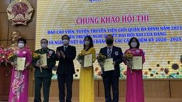 Chúc mừng đồng chí Nguyễn Thanh Lan đạt giải nhất chung khảo Hội thi Báo cáo viên giỏi quận Ba Đình năm 2021