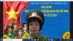 Trường tiểu học Hoàng Diệu tổ chức Lễ kỉ niệm ngày thành lập Quân đội nhân dân Việt Nam