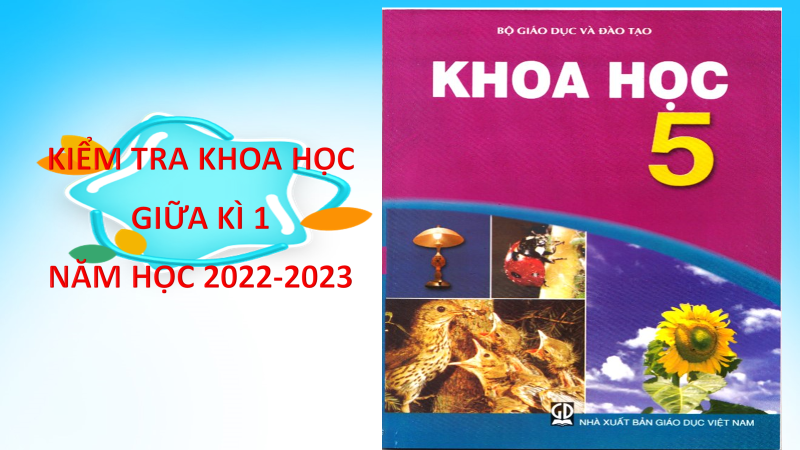 KIỂM TRA KHOA HỌC GIỮA KÌ 1 NĂM HỌC 2022-2023