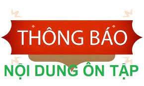 NỘI DUNG ÔN TẬP VÀ KIỂM TRA ĐỊNH KỲ CUỐI HỌC KỲ 1 - KHỐI LỚP 2 - NĂM HỌC 2022-2023