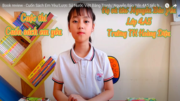 Bài dự thi "Cuộc thi làm video giới thiệu sách" của học sinh Nguyễn Bảo Yến - Lớp 4A5 trường TH Hoàng Diệu