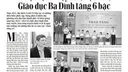 Vượt dịch dạy tốt học tốt  giáo dục Ba Đình tăng 6 bậc