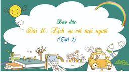 Bài giảng Môn  Đạo đức lớp 4 tuần 21 - Bài 10: Lịch sự với mọi người (Tiết 1)