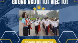 Cô giáo Ngô Minh Hường – cô giáo Tổng phụ trách Đội nhiệt huyết, đam mê, sáng tạo