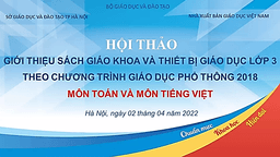 Trường Tiểu học Hoàng Diệu tham dự Hội thảo giới thiệu sách giáo khoa và thông tin về những điểm mới SGK lớp 3 theo Chương trình GDPT 2018 môn Toán và môn Tiếng Việt