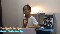 Bài dự thi "Cuộc thi làm video giới thiệu sách" của học sinh Trần Nguyễn Bảo Ngọc - Lớp 3A2 trường TH Hoàng Diệu