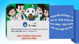 Kế hoạch tổ chức vòng Chung kết cấp trường Cuộc thi “Đấu trường Toán học” năm học 2021 - 2022 của trường Tiểu học Hoàng Diệu