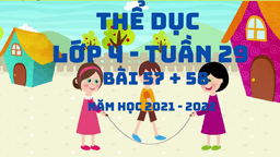 BÀI GIẢNG MÔN THỂ DỤC LỚP 4 TUẦN 29