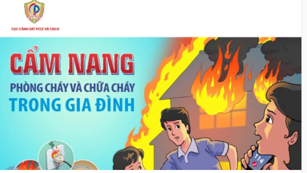 Cẩm nang Phòng cháy, chữa cháy và thoát nạn trong gia đình