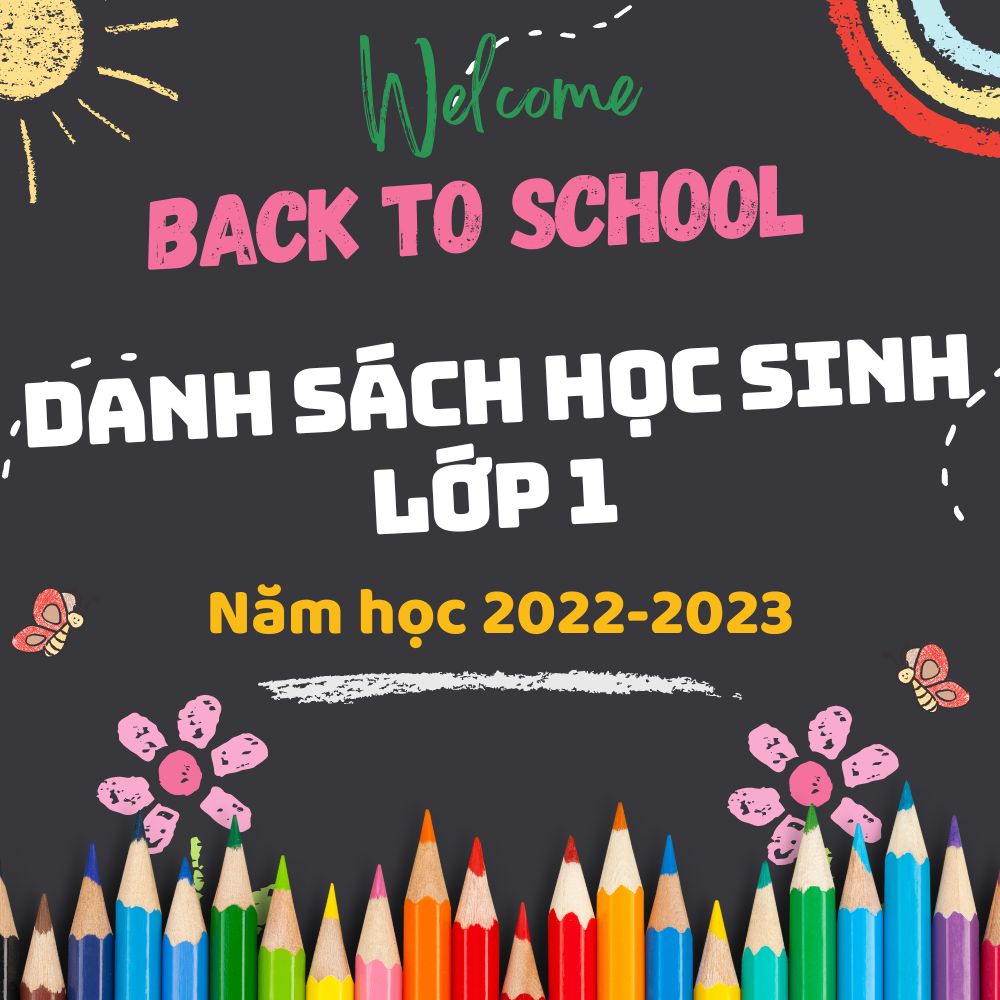 Danh sách học sinh lớp 1A7 năm học 2022-2023