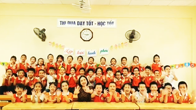 Video của lớp 2A3 tham gia cuộc thi "ảnh, video clip, phóng sự, tin bài với chủ đề “Lớp học hạnh phúc”