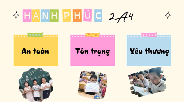 Video của lớp 2A4 tham gia cuộc thi "ảnh, video clip, phóng sự, tin bài với chủ đề “Lớp học hạnh phúc”