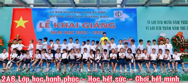 Video của lớp 2A6 tham gia cuộc thi "ảnh, video clip, phóng sự, tin bài với chủ đề “Lớp học hạnh phúc”