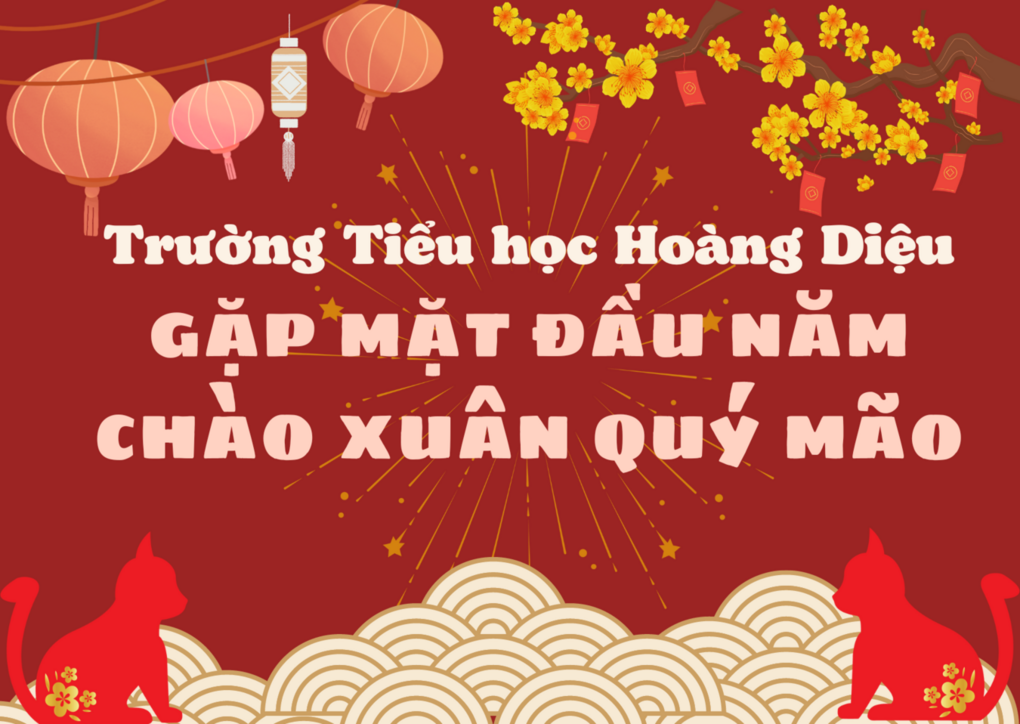 Rộn ràng ngày đầu xuân của cán bộ giáo viên nhân viên trường Tiểu học Hoàng Diệu