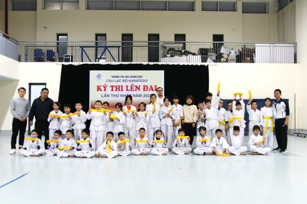 CLB Võ thuật Karate Trường tiểu học Hoàng Diệu