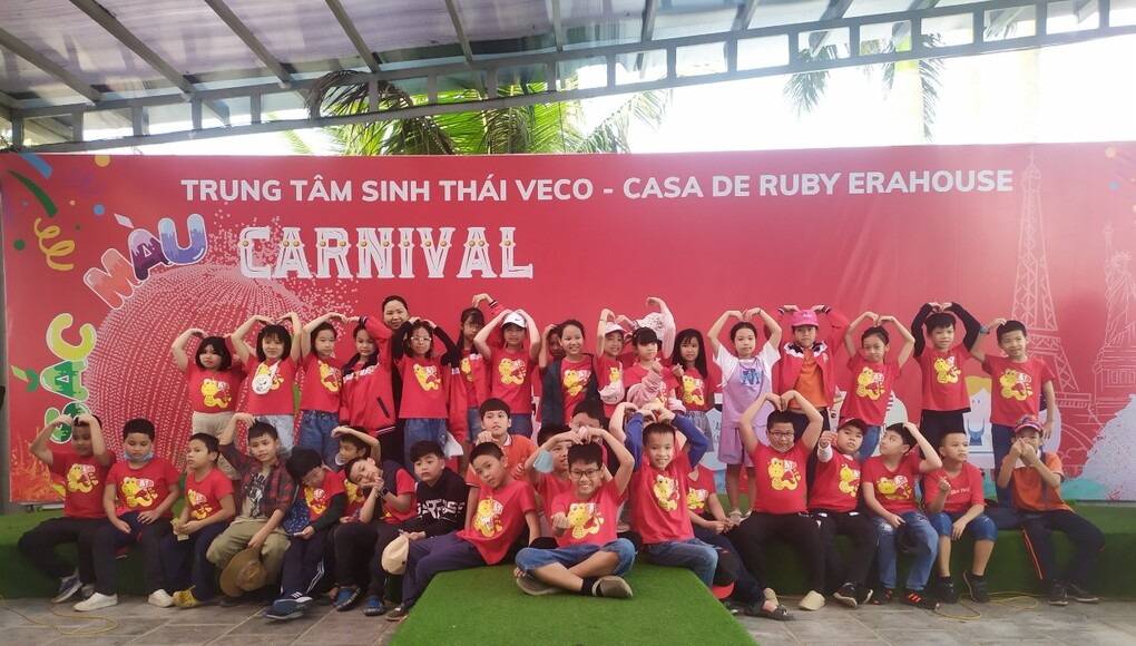 Lớp 4A7 trường Tiểu học Hoàng Diệu hào hứng tham gia hoạt động ngoại khóa tại khu sinh thái Giáo dục V- ECO