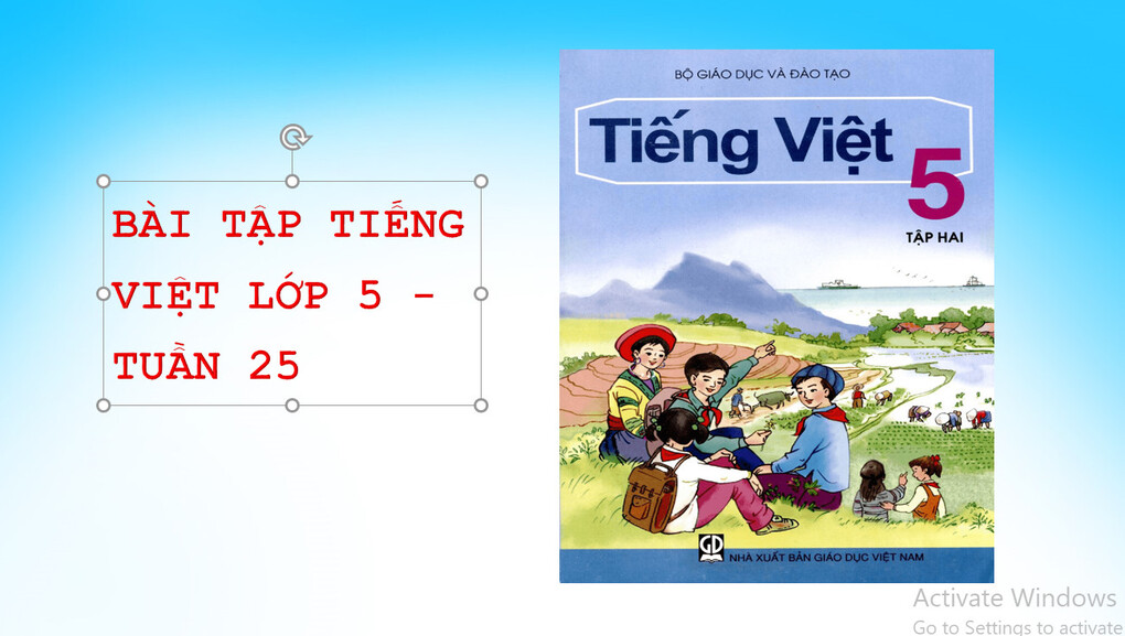 Bài tập Tiếng Việt cuối tuần 25 - Lớp 5
