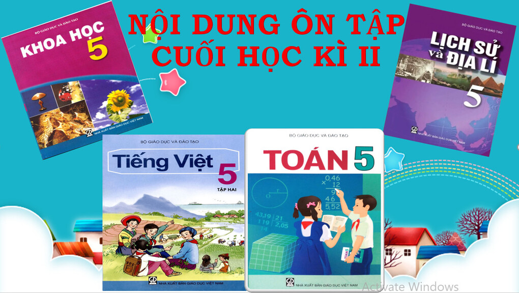 Nội dung ôn tập cuối HKII - Lớp 5