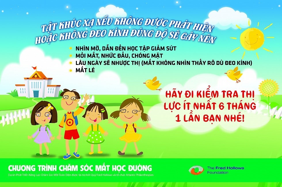 Tuyên truyền phòng chống Tật khúc xạ học đường