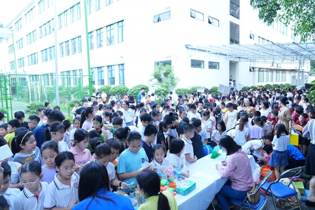 Ngày hội "Phân loại rác tại nguồn" tại Trường Tiểu học Hoàng Diệu: Lan tỏa ý thức bảo vệ môi trường