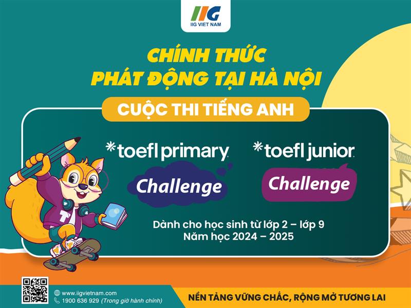 Trường TH Hoàng Diệu phát động cuộc thi tiếng Anh TOEFL Primary Challenge năm học 2024-2025
