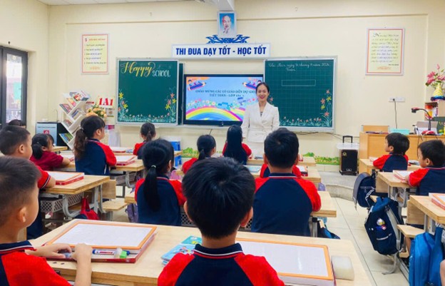 Giáo viên khối 1 tưng bừng hội giảng chào đón ngày nhà giáo Việt Nam 20-11
