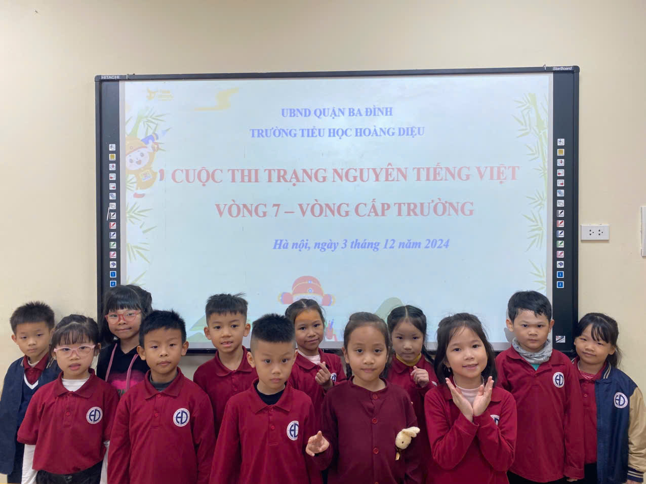 676 "Trạng nguyên nhí" của trường Tiểu học Hoàng Diệu tranh tài sôi nổi