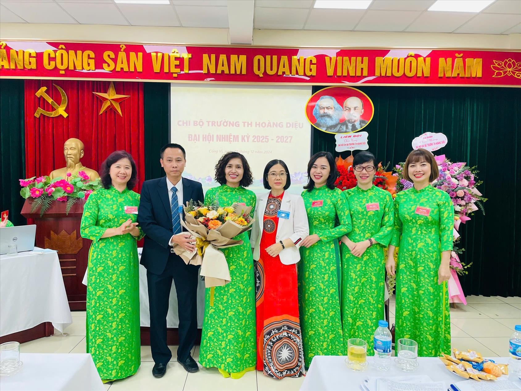 Chi bộ Trường Tiểu học Hoàng Diệu tổ chức thành công Đại hội Chi bộ nhiệm kỳ 2025 – 2027