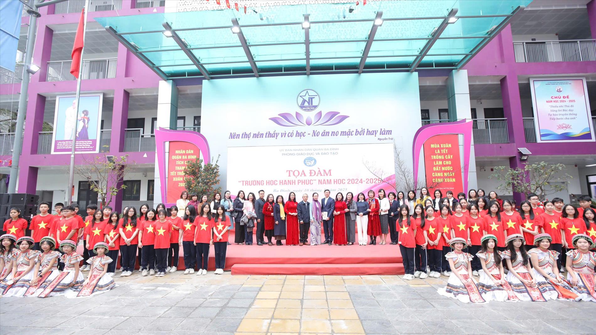 Thầy, trò các trường học quận Ba Đình quyết tâm xây dựng "Trường học hạnh phúc"