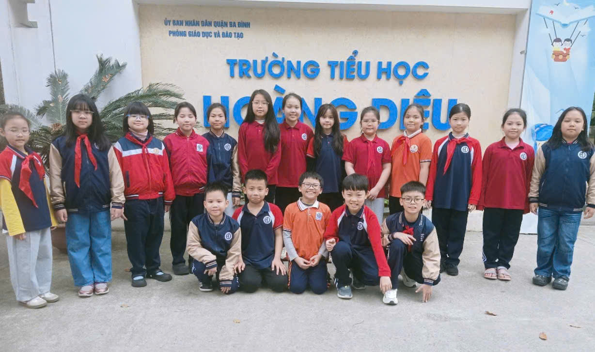 Học sinh Khối 4 trường Tiểu học Hoàng Diệu vinh dự vào vòng thi Hội “Trạng nguyên Tiếng Việt” cấp Thành phố