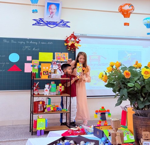 Hiệu quả từ việc ứng dụng AI trong giảng dạy Mĩ thuật tại trường Tiểu học Hoàng Diệu