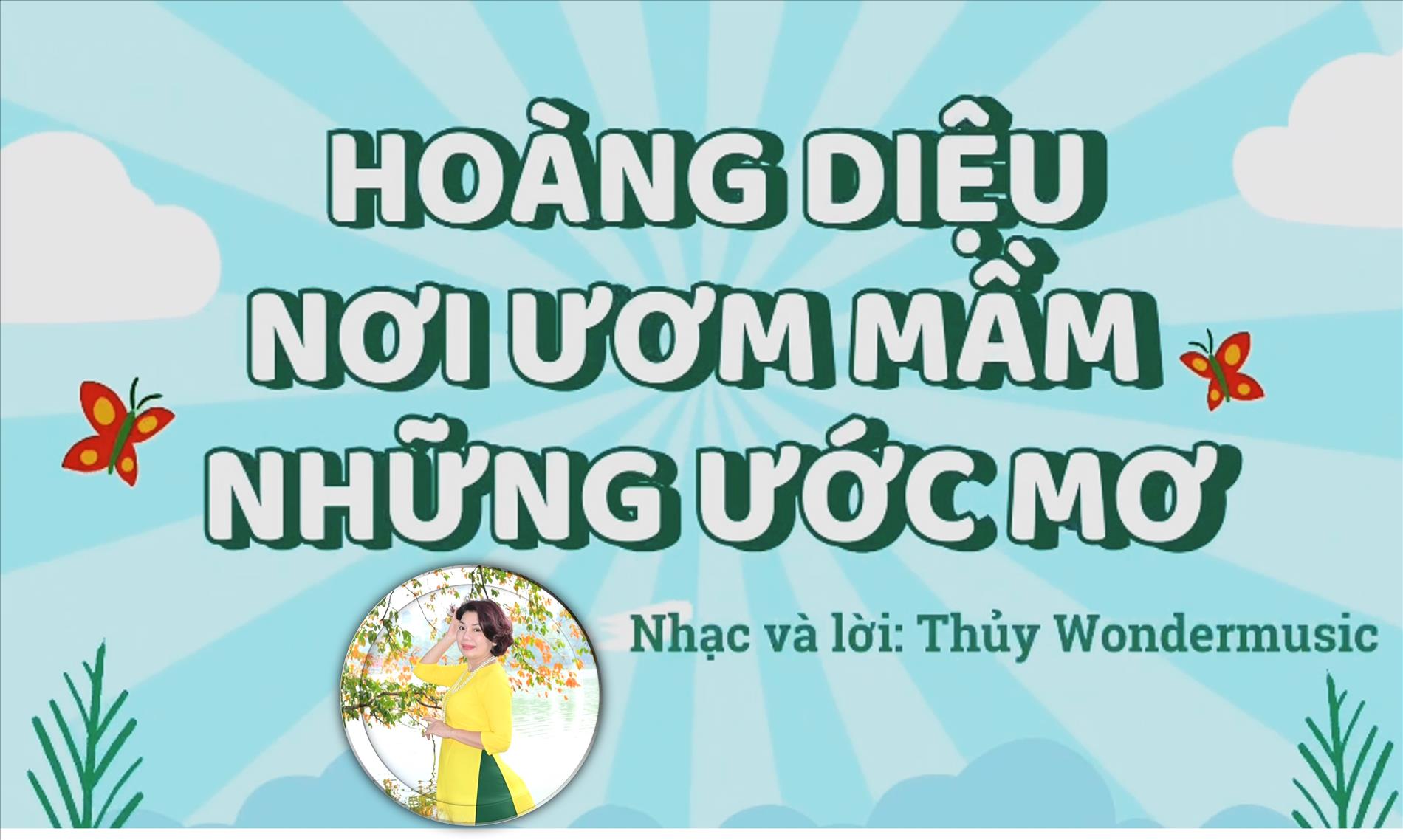 Ca khúc "Hoàng Diệu nơi ươm mầm những ước mơ" do cô giáo Nguyễn Thanh Thủy - GV dạy âm nhạc sáng tác