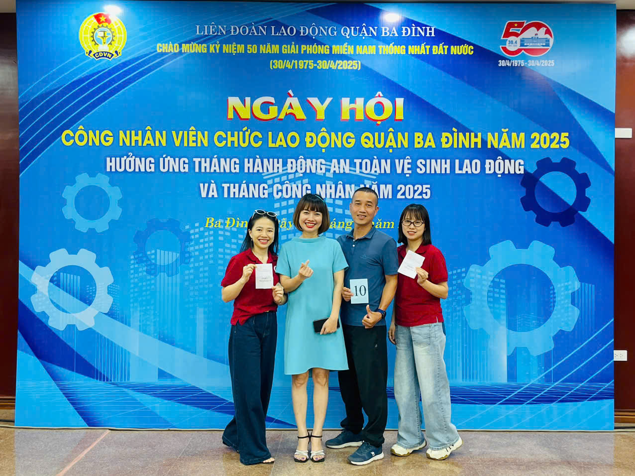 Trường TH Hoàng Diệu hào hứng tham gia Ngày hội Công nhân viên chức quận Ba Đình năm 2025 – Hưởng ứng Tháng Công nhân và Tháng An toàn vệ sinh lao động năm 2025