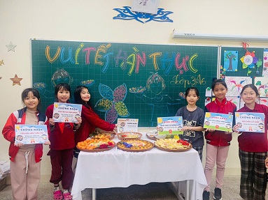 Vui Tết Hàn Thực lớp 3A6 trường Tiểu học Hoàng Diệu