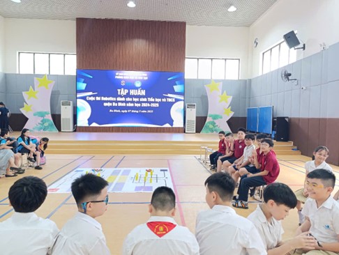 Trường Tiểu học Hoàng Diệu tích cực hưởng ứng cuộc thi Robotics năm học 2024–2025