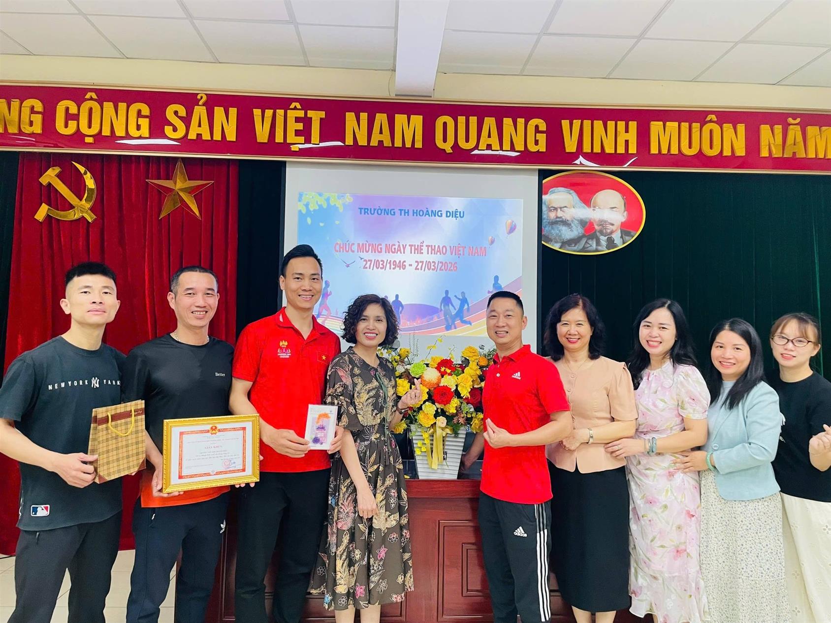 TRƯỜNG TIỂU HỌC HOÀNG DIỆU – LAN TỎA TINH THẦN THỂ THAO, CHÚC MỪNG 80 NĂM NGÀY THỂ THAO VIỆT NAM (27/03/1946 – 27/03/2026)
