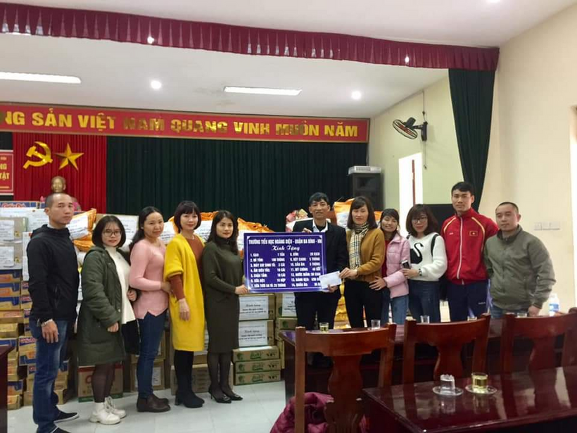 Ảnh có chứa văn bản, trong nhà, trần, ngườiMô tả được tạo tự động